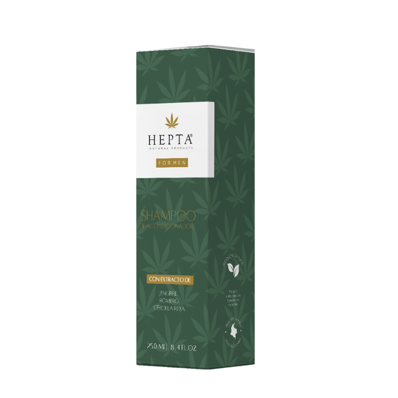 Shampoo y Acondicionador For Men HEPTA
